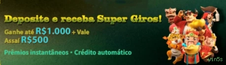 Conta win5s sincronizada site e app